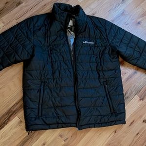 Columbia Powder Lite Omni-Heat Black Jacket Large